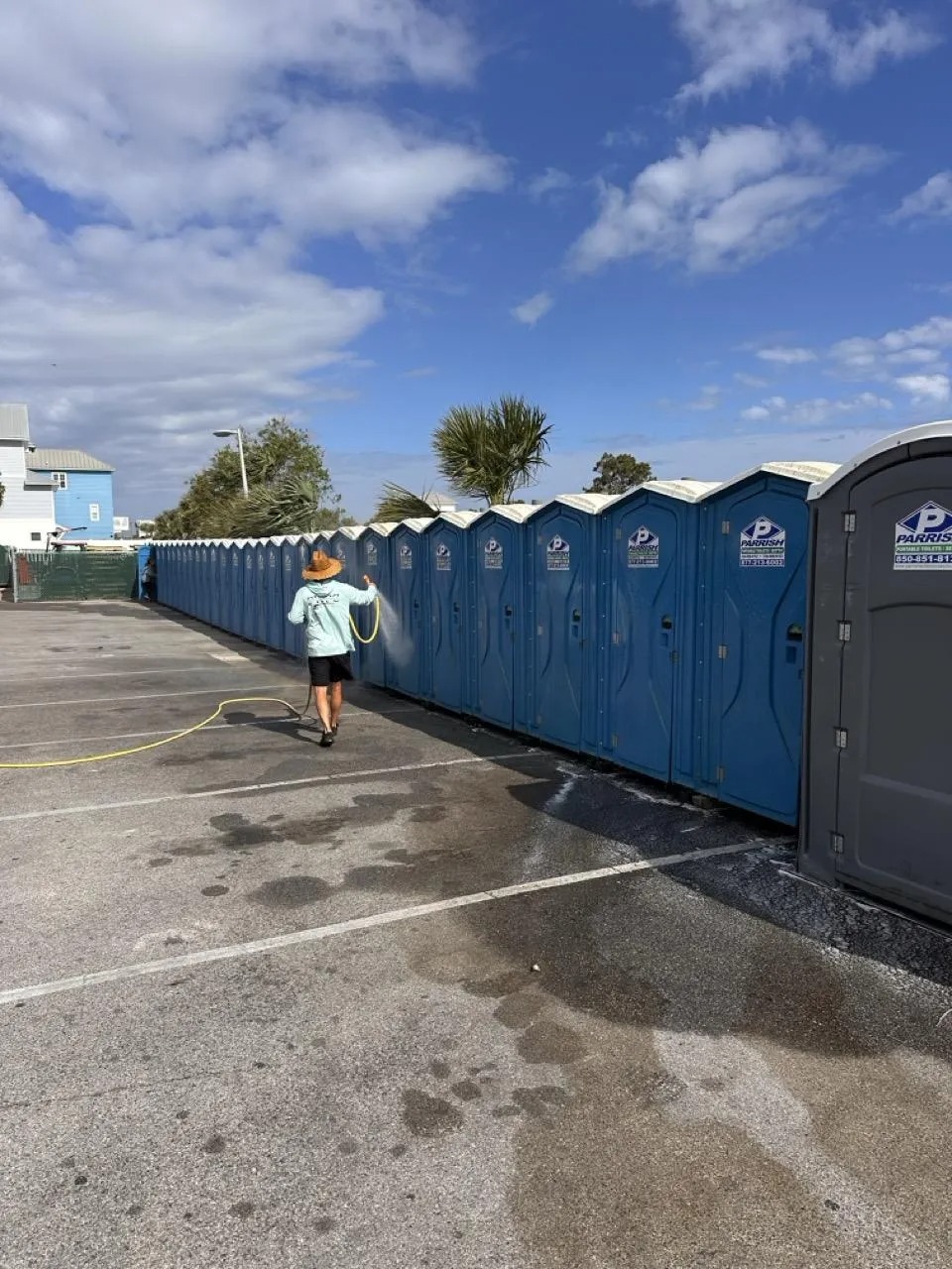 Parrish fleet of porta potties